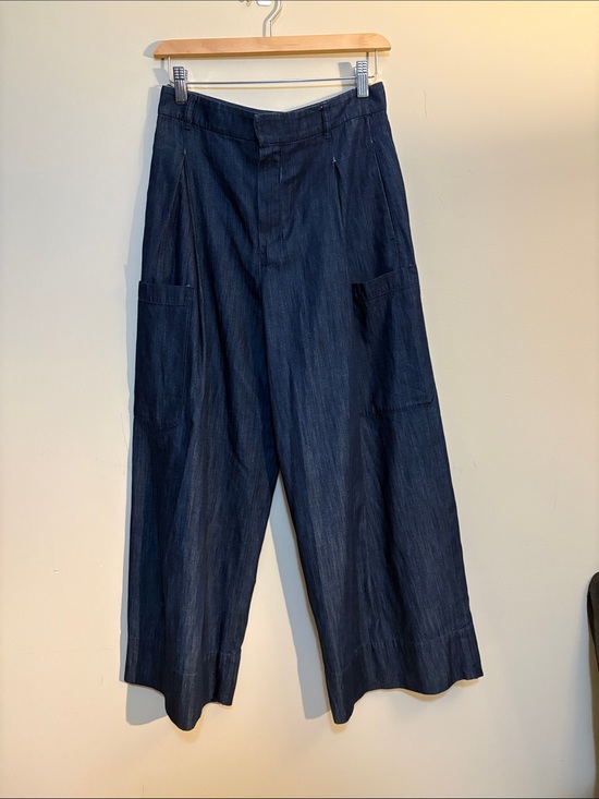 MaxMara Denim - MaxMara Dark Blue Wide-Leg Jeans